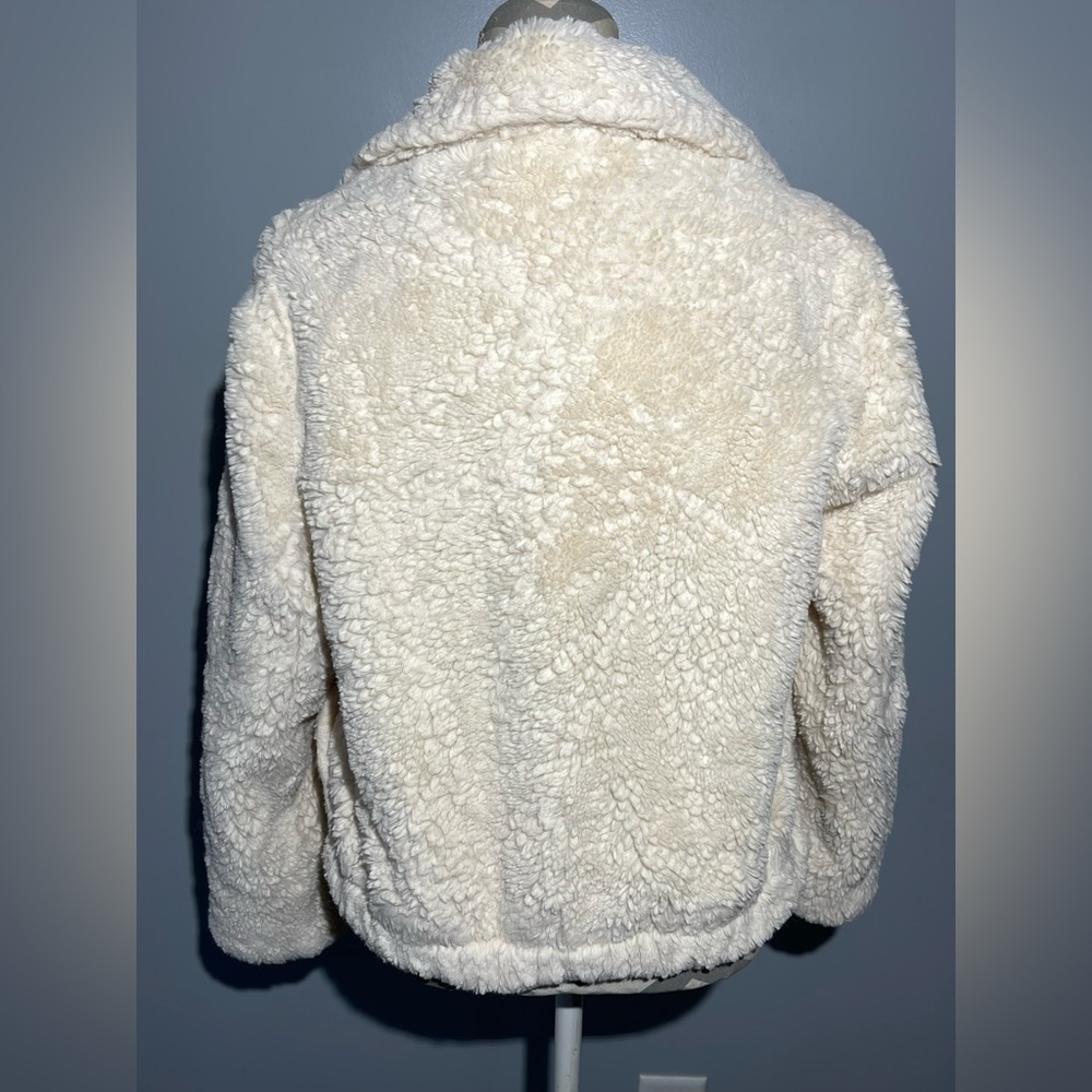 French Connection Cream Teddy Jacket - Picture 3 of 13